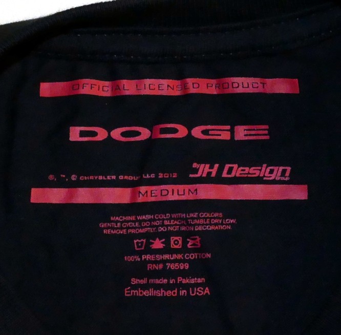 Dodge T-Shirt "Life begins at 120 mph"